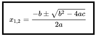 Rumus ABC Formula Rumus Kuadratis